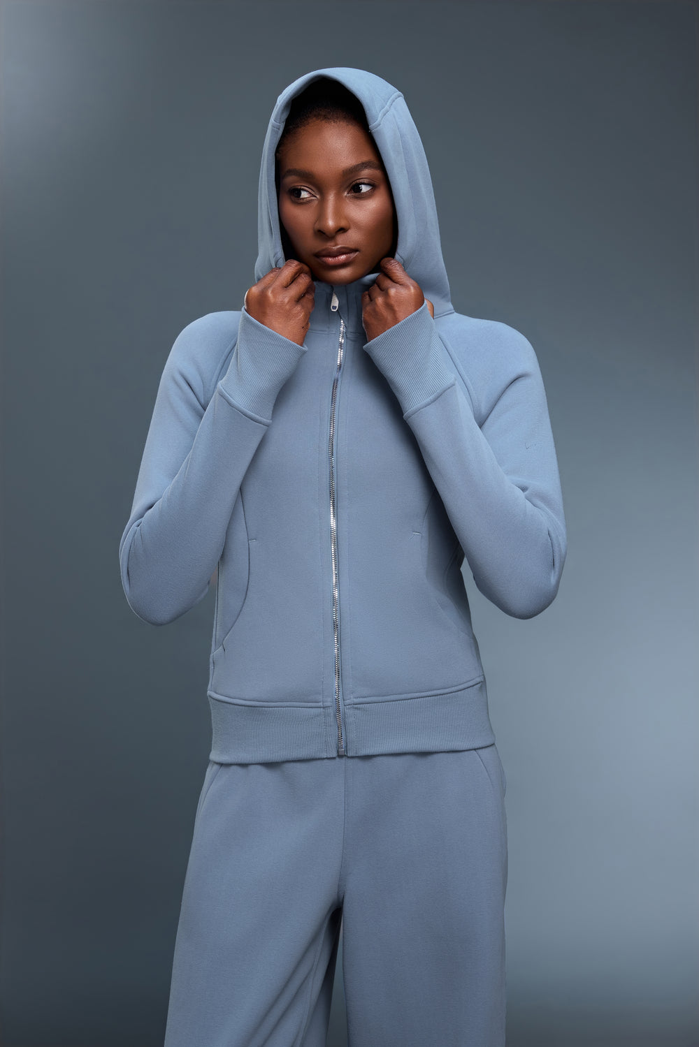 Buttery Soft Transit Jacket With Neck Warmer With Pockets - For Cold Climate