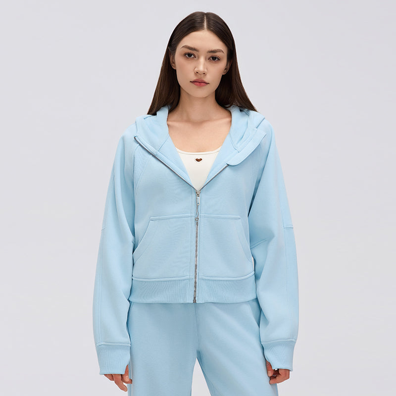 Buttery Soft, Warm & Cosy Glacier Jacket With Neck Warmer & Pockets - For Cold Climates