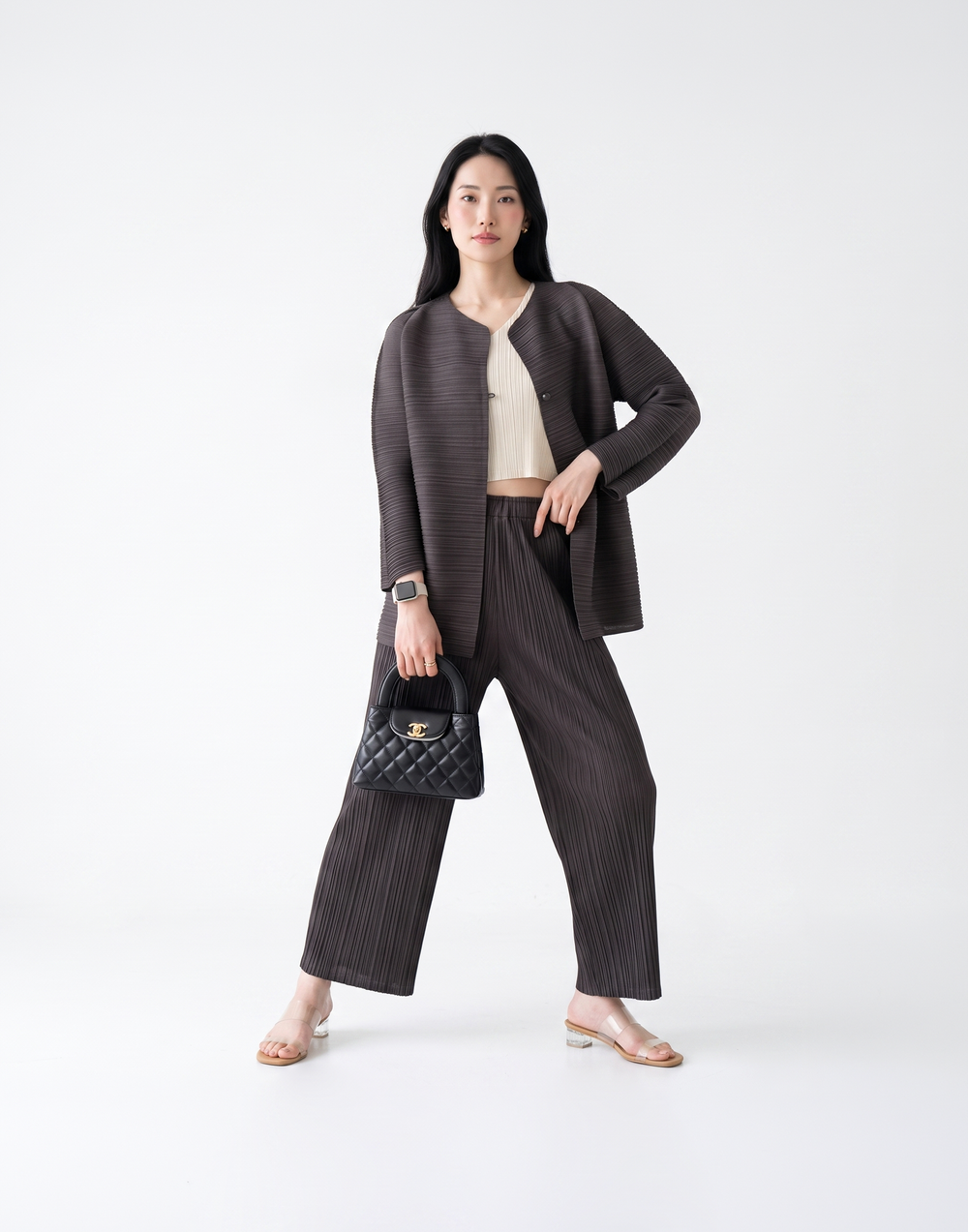 Wrinkle-Free & Cooling Pleated Free Size Harper Jacket