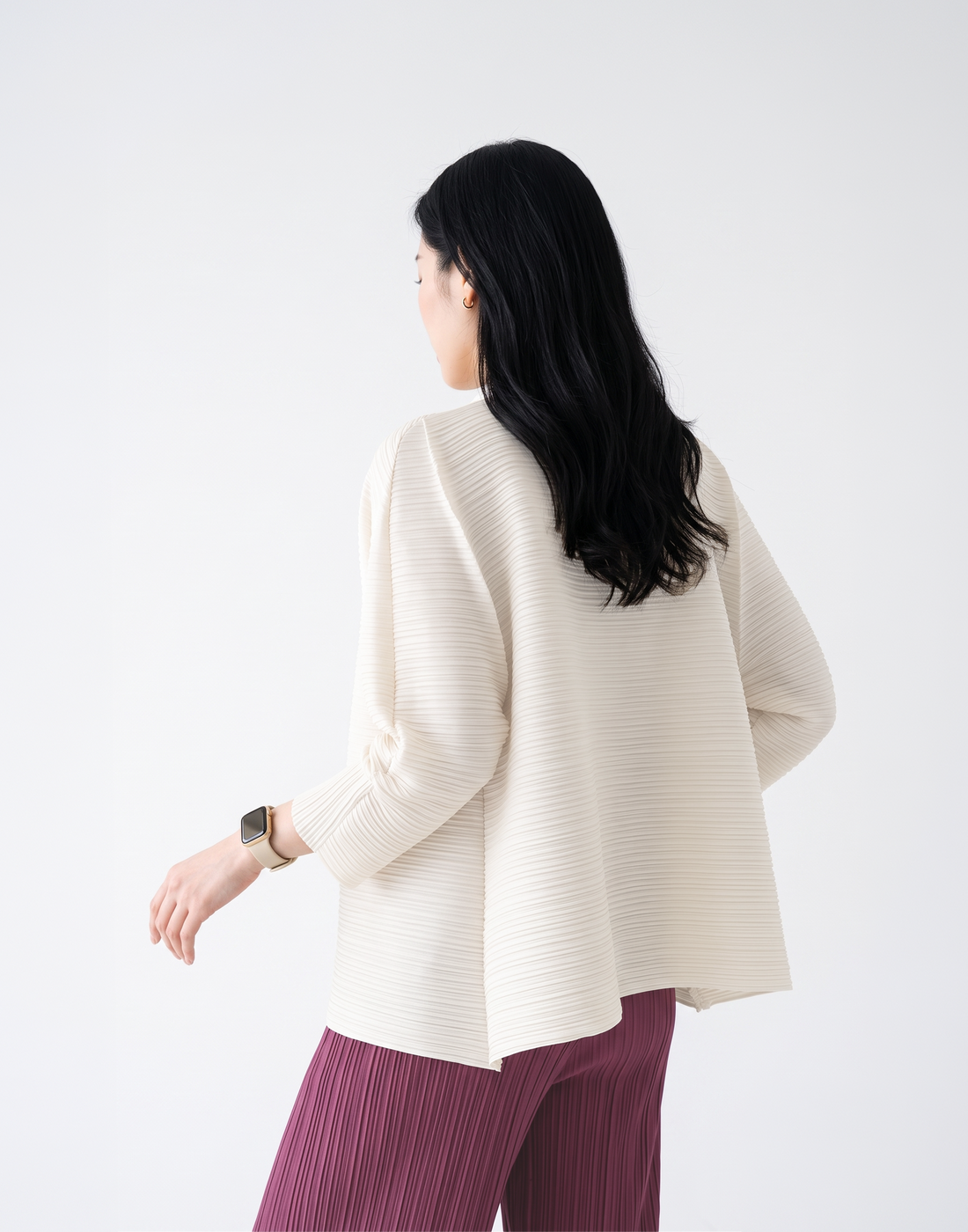 Wrinkle-Free & Cooling Pleated Free Size Harper Jacket