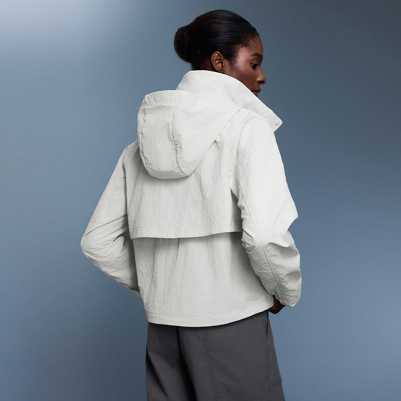 Rainproof, UV Protection, Windproof Adventurer Jacket With Hidden Pockets & Foldable Hoodie - For Cold Climate