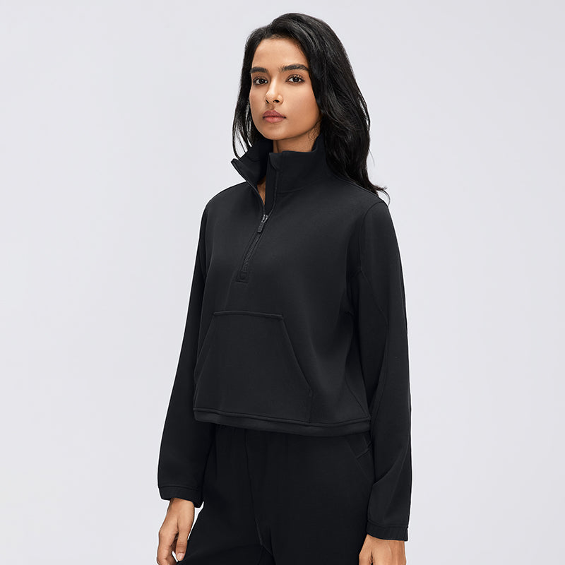 Buttery Soft, Stretchy & Wrinkle-Free Miles Jacket With Neck Warmer