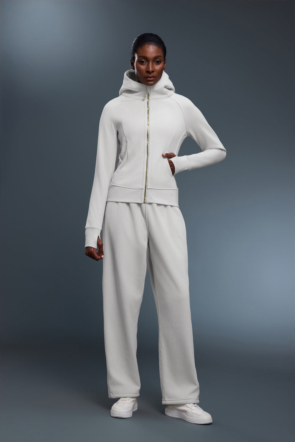 Buttery Soft Transit Jacket With Neck Warmer With Pockets - For Cold Climate