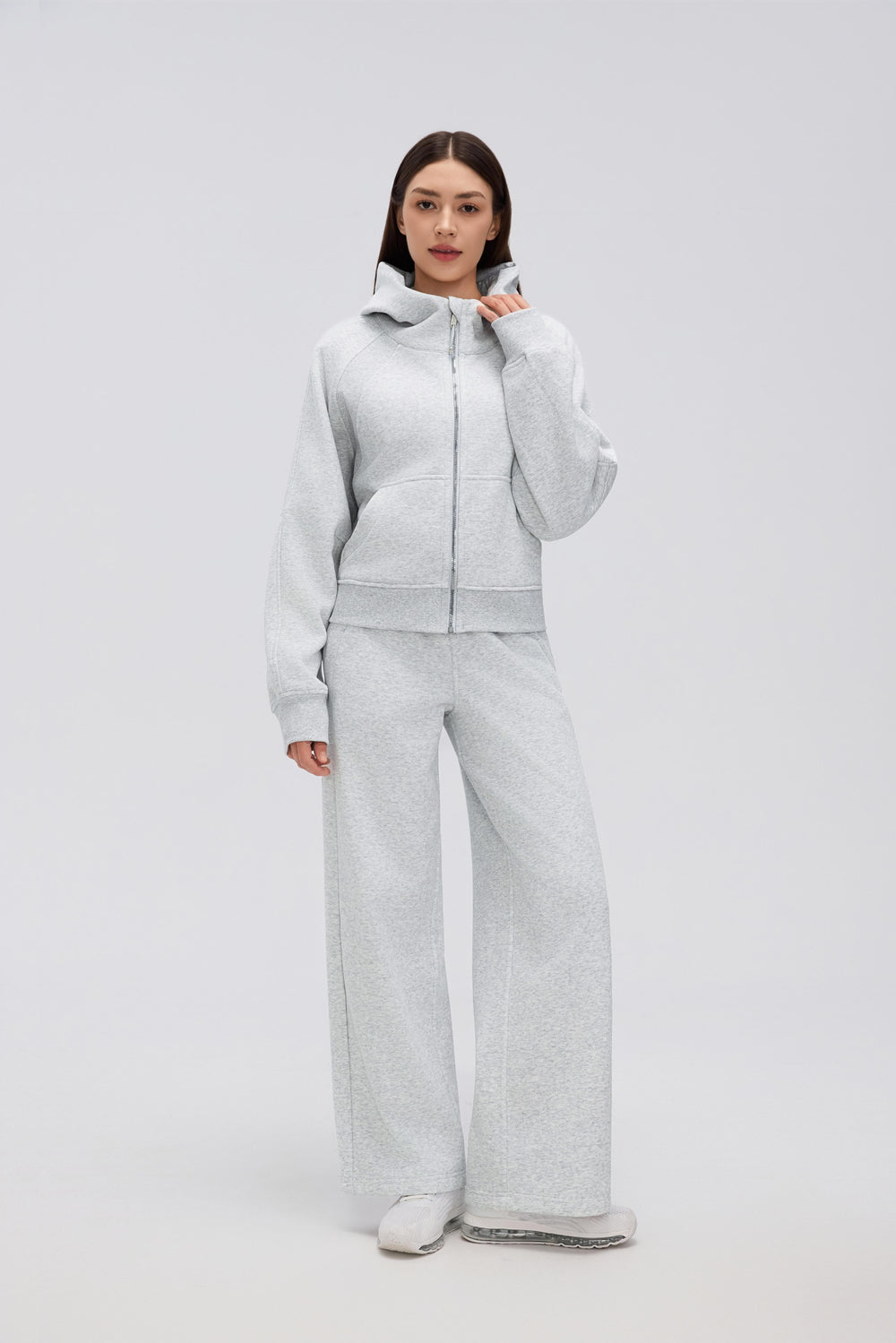 Buttery Soft, Warm & Cosy Glacier Jacket With Neck Warmer & Pockets - For Cold Climates