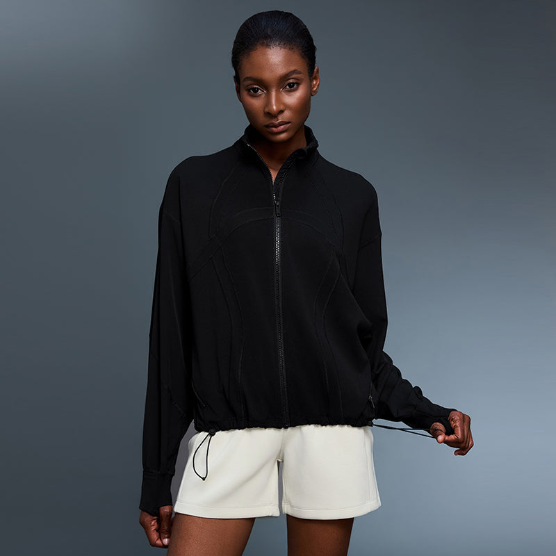 Temperature Regulating Windproof Heat Trail Jacket With Pockets With Zips