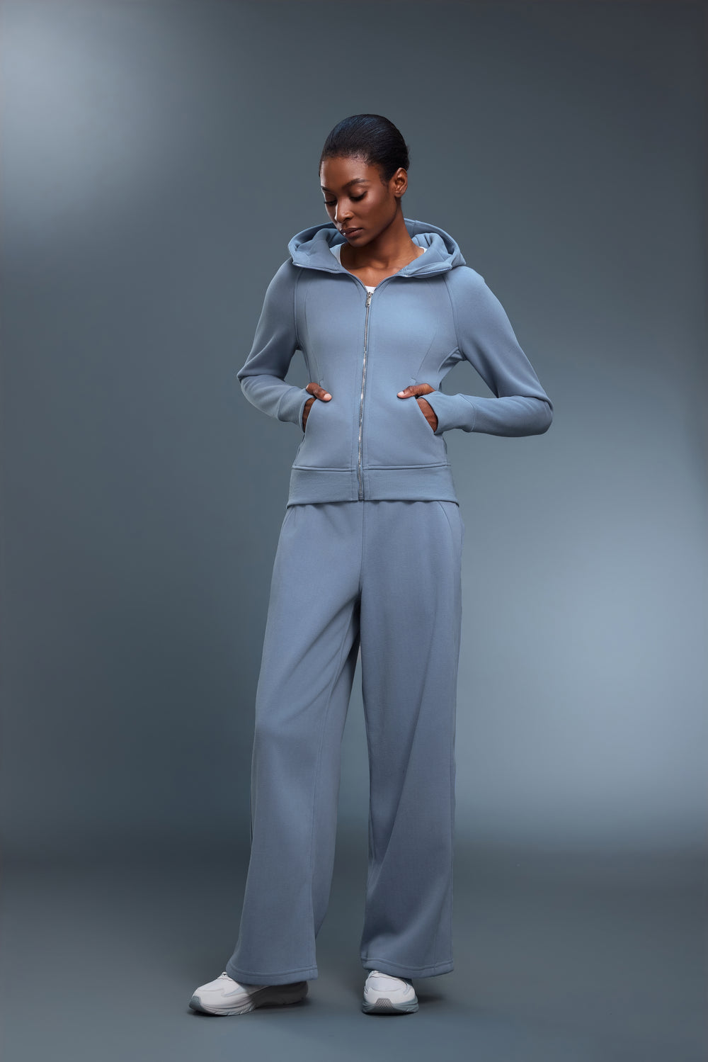 Buttery Soft Transit Jacket With Neck Warmer With Pockets - For Cold Climate