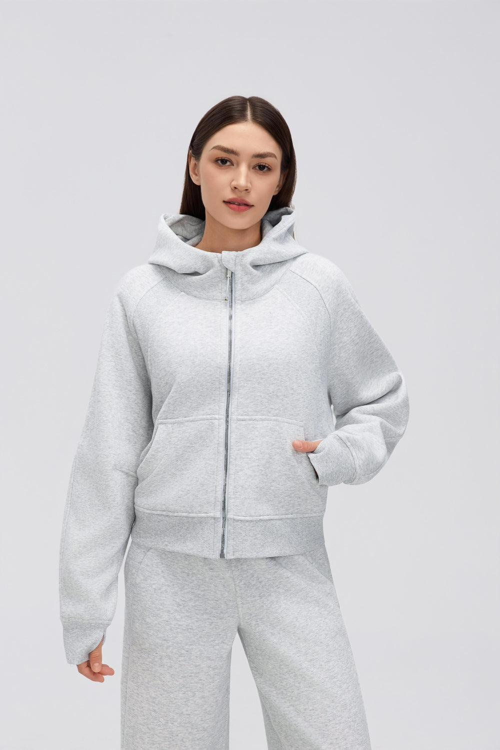 Buttery Soft, Warm & Cosy Glacier Jacket With Neck Warmer & Pockets - For Cold Climates