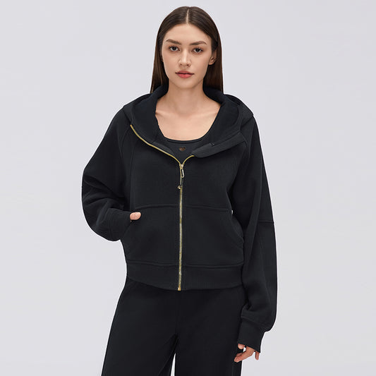 Buttery Soft, Warm & Cosy Glacier Jacket With Neck Warmer & Pockets - For Cold Climates