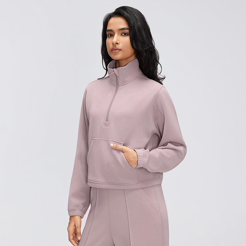 Buttery Soft, Stretchy & Wrinkle-Free Miles Jacket With Neck Warmer