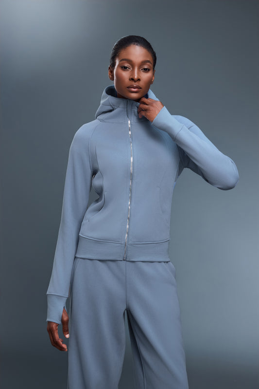 Buttery Soft Transit Jacket With Neck Warmer With Pockets - For Cold Climate