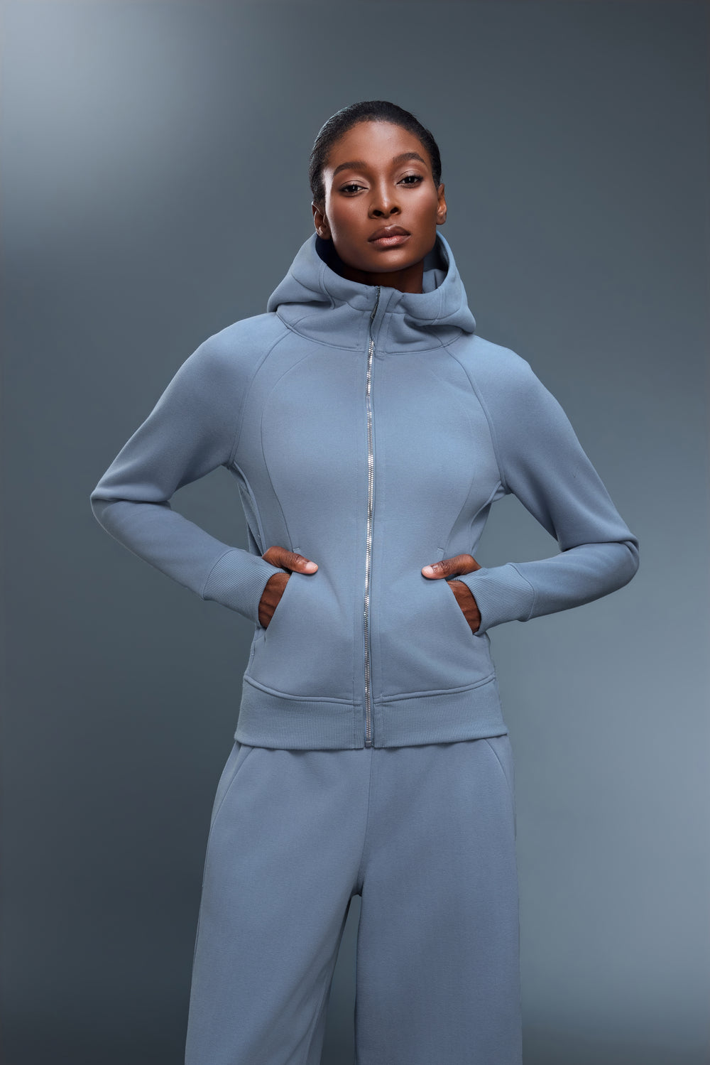 Buttery Soft Transit Jacket With Neck Warmer With Pockets - For Cold Climate