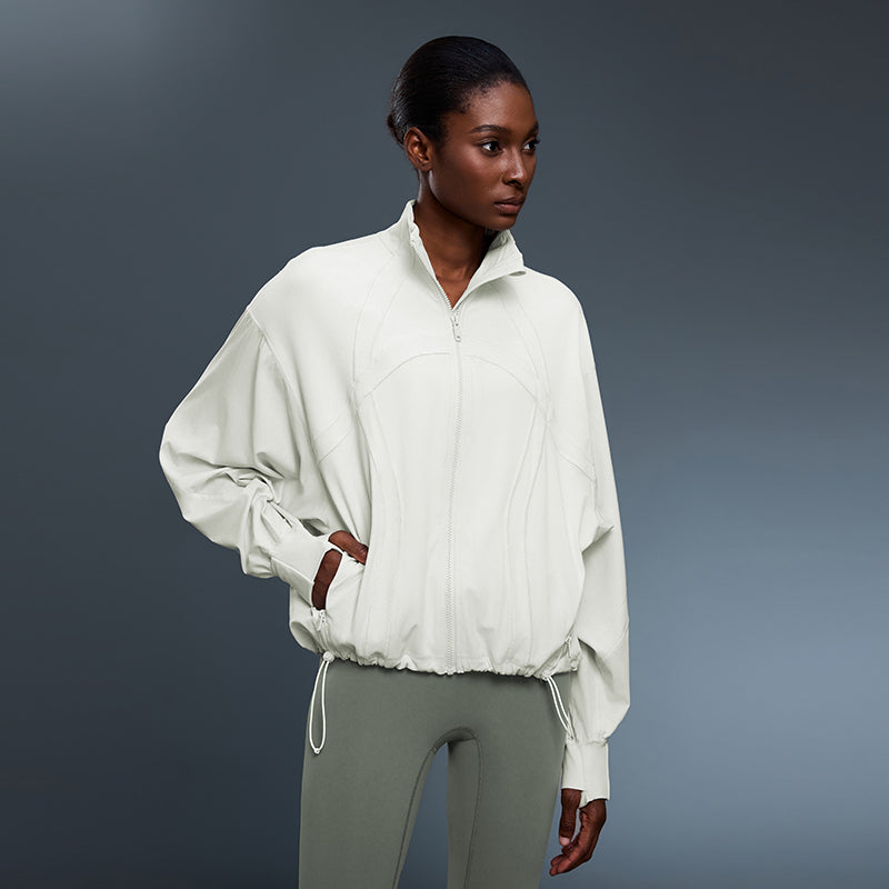 Temperature Regulating Windproof Heat Trail Jacket With Pockets With Zips