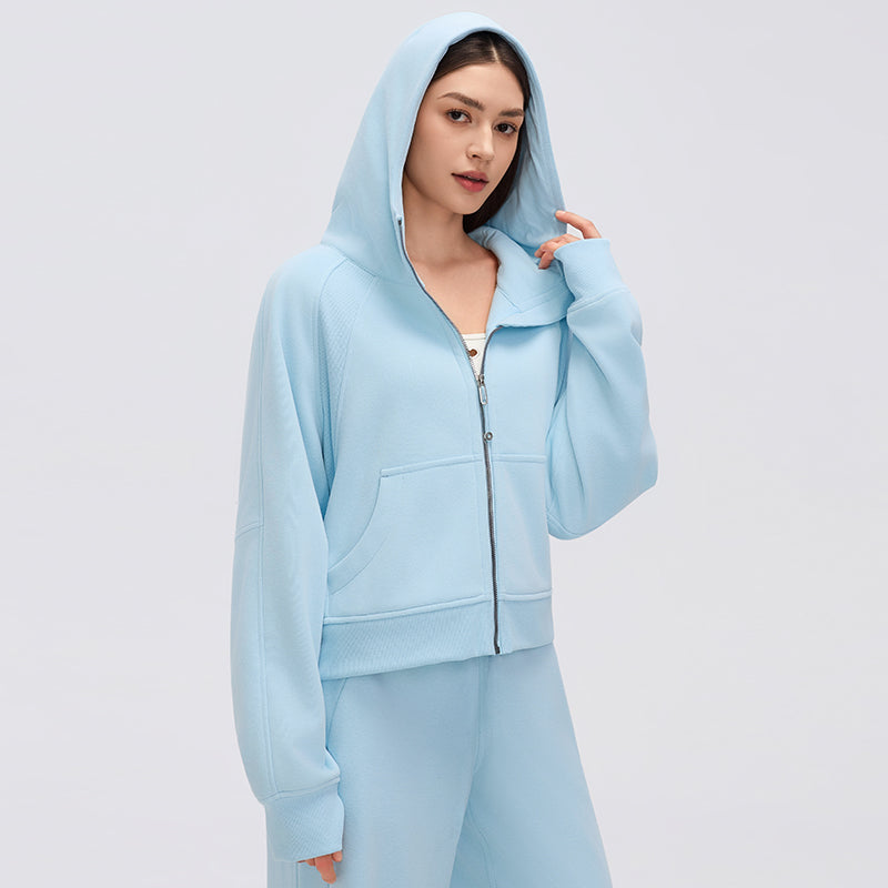 Buttery Soft, Warm & Cosy Glacier Jacket With Neck Warmer & Pockets - For Cold Climates