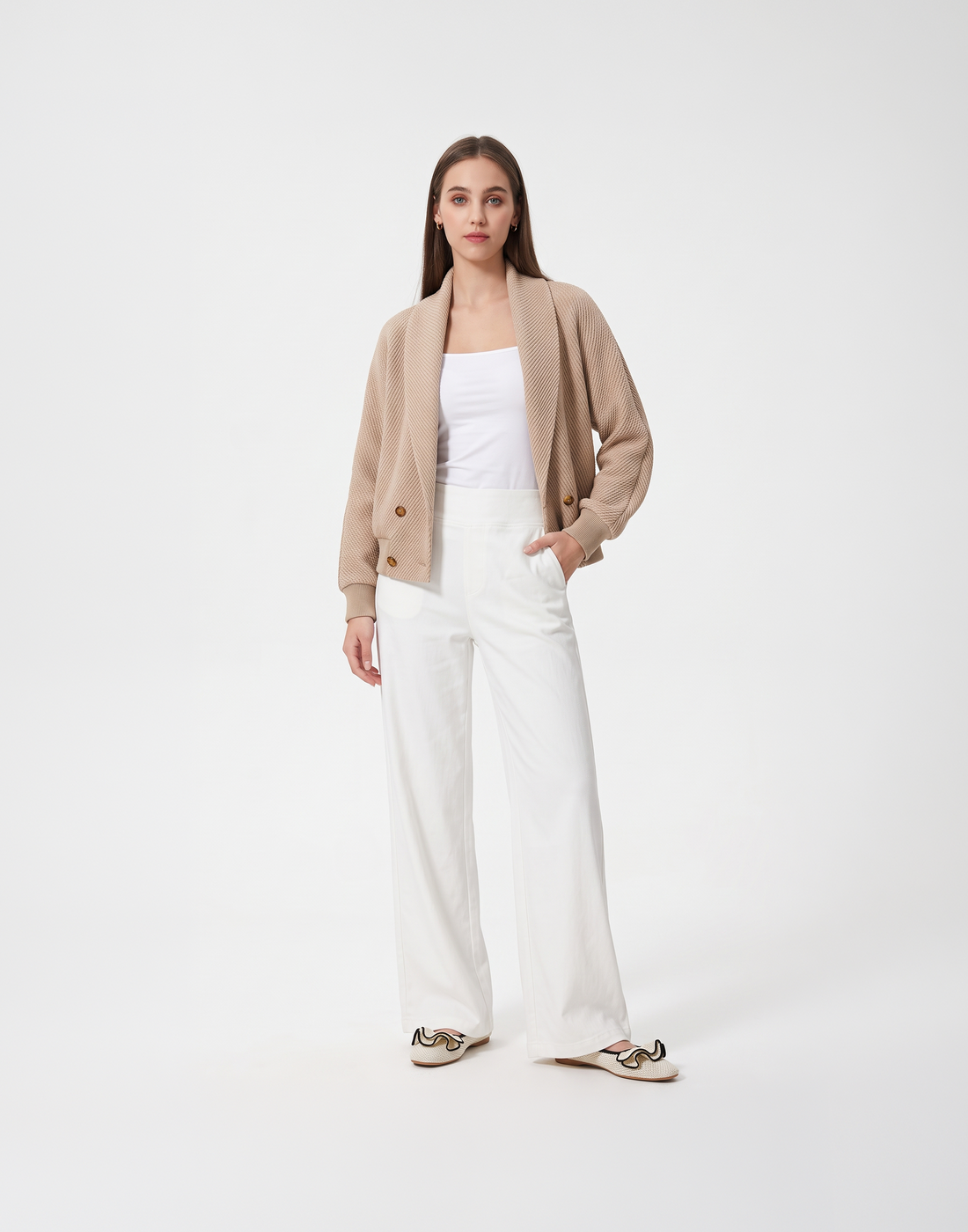 Wrinkle-Free, Cooling & Free Size Pleated Verona Jacket