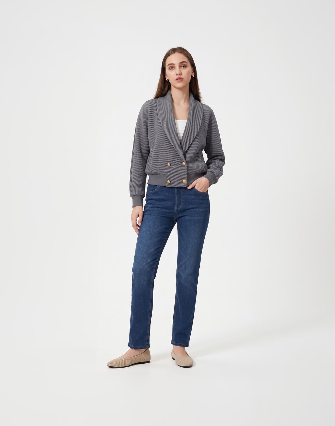 Wrinkle-Free, Cooling & Free Size Pleated Verona Jacket