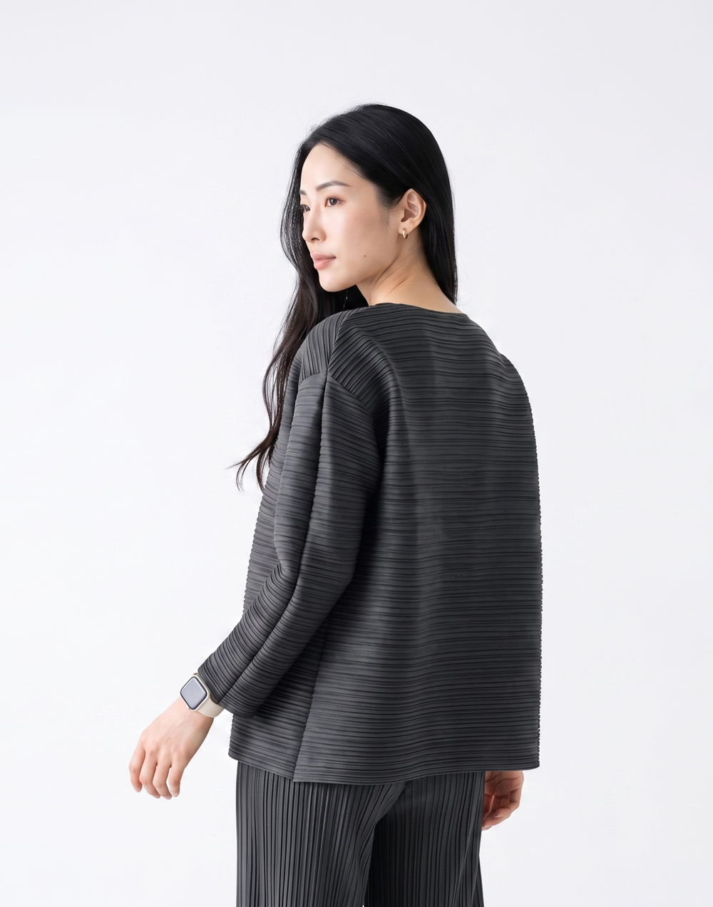 Wrinkle-Free & Cooling Pleated Free Size Harper Jacket