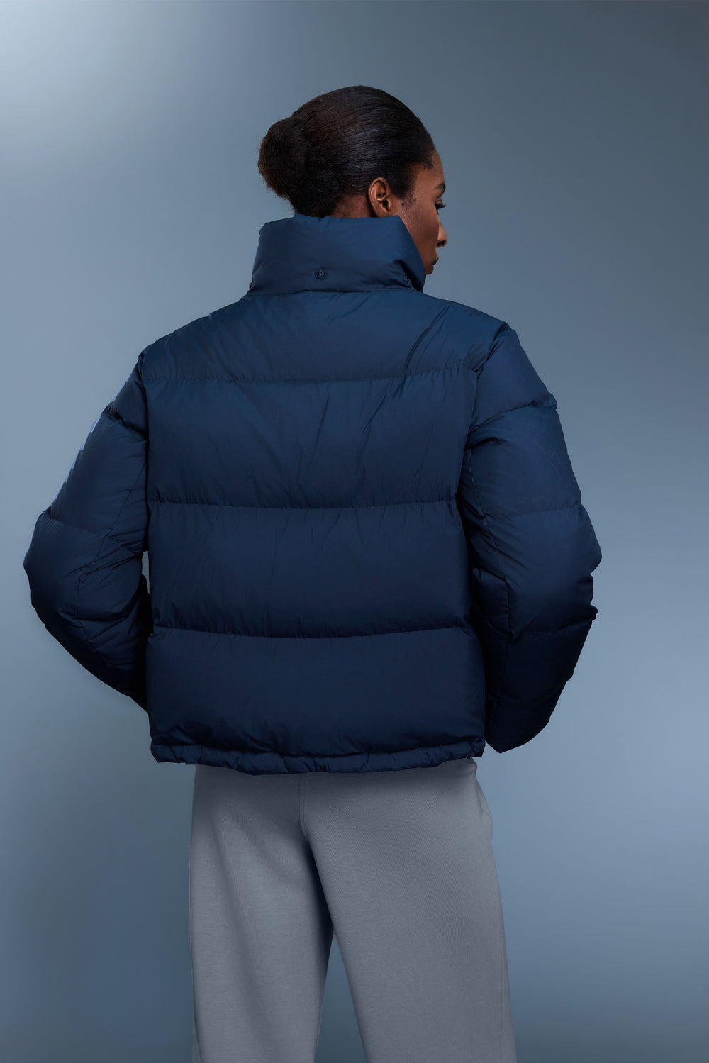 Waterproof, Windproof & Sun Protection Motion Puffer Jacket With Removable Hood - For Cold Climate