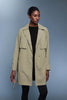 Waterproof, UV Protection, Windproof Skyline Trench Coat With Hidden Pockets