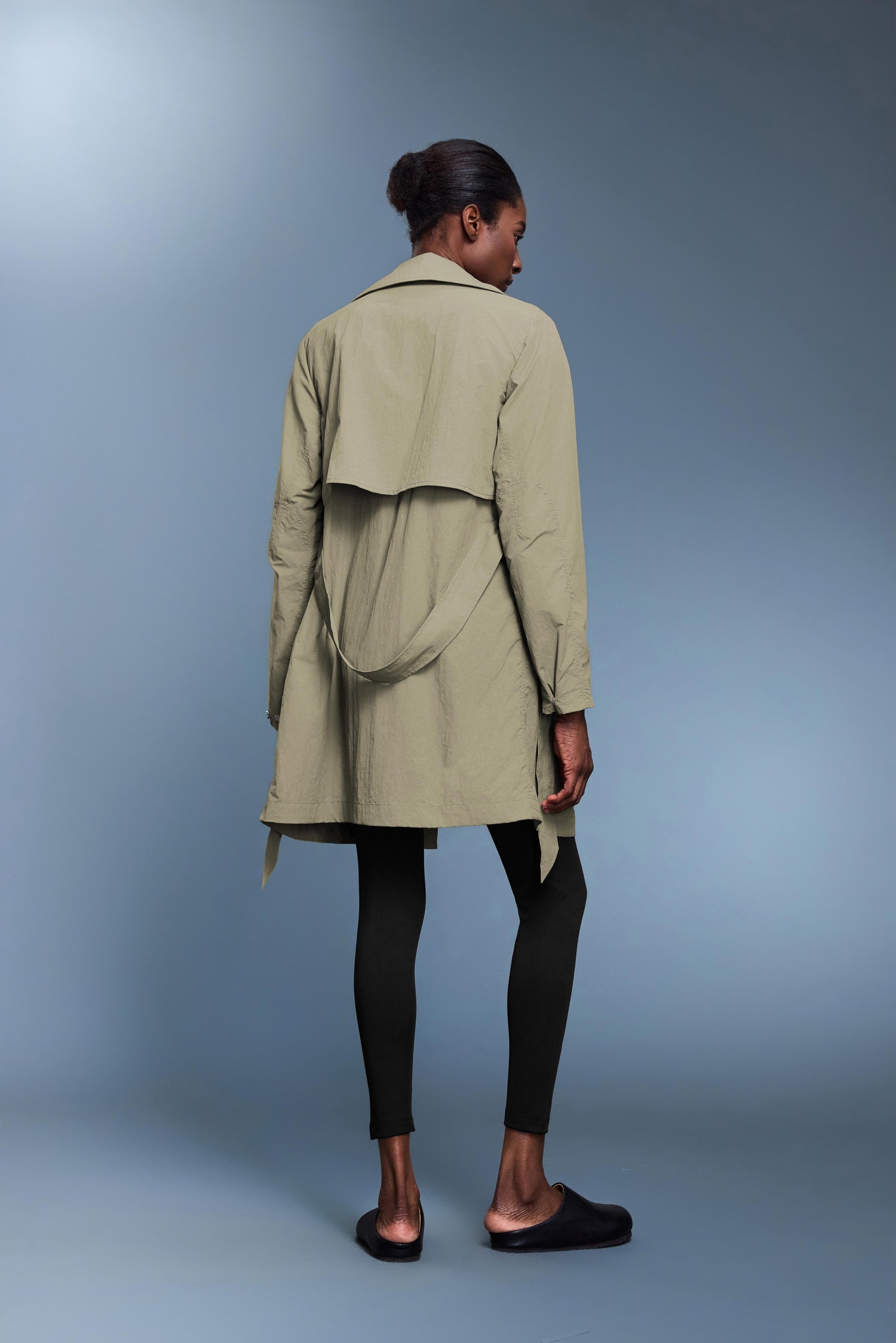 Waterproof, UV Protection, Windproof Skyline Trench Coat With Hidden Pockets