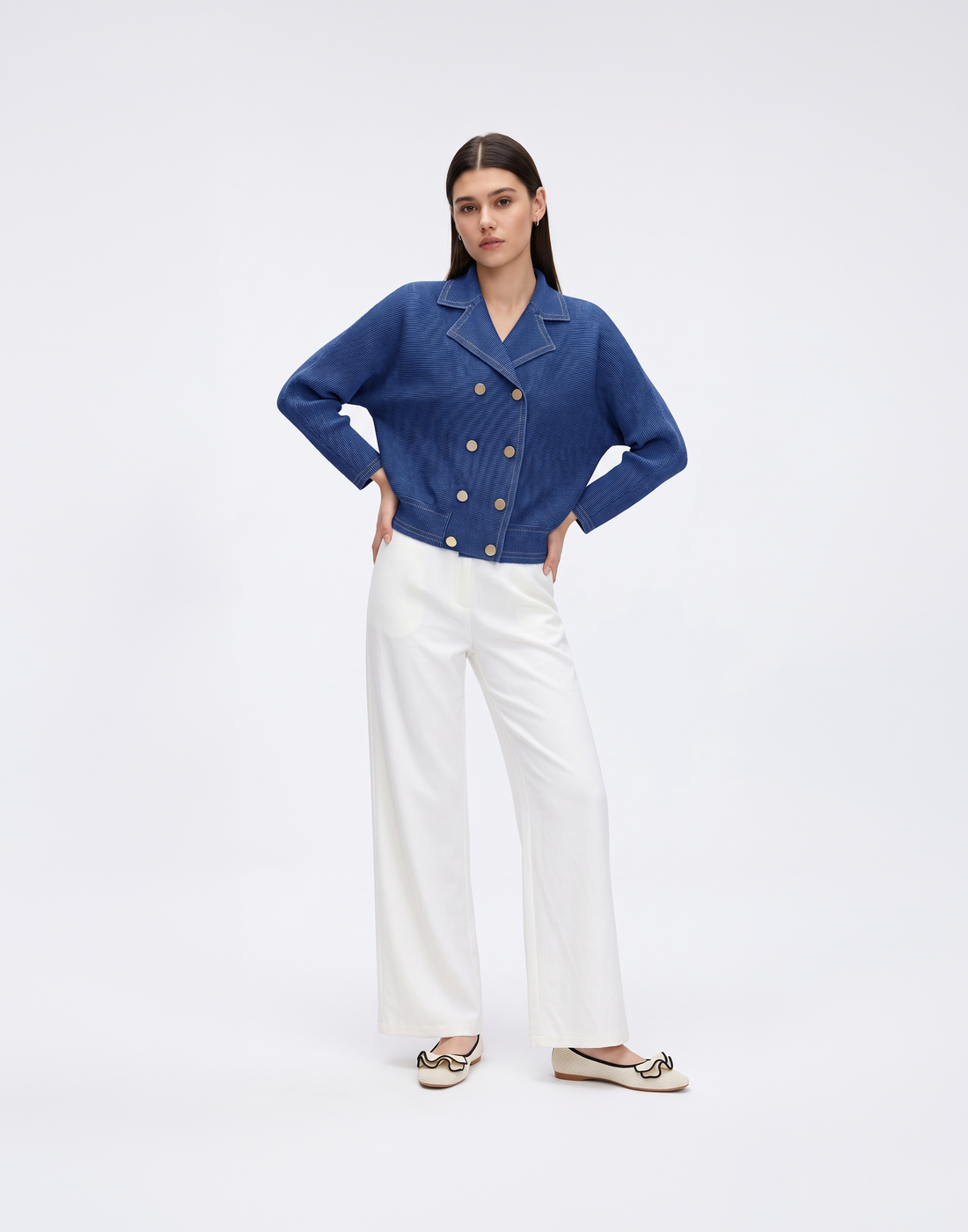 Wrinkle-Free, Cooling & Breathable Soho "Denim" Free Size Jacket