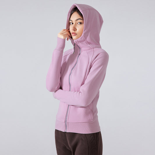 Buttery Soft Thermal Heat Shield Jacket With Neck Warmer & Hood For Petites - For Cold Climates