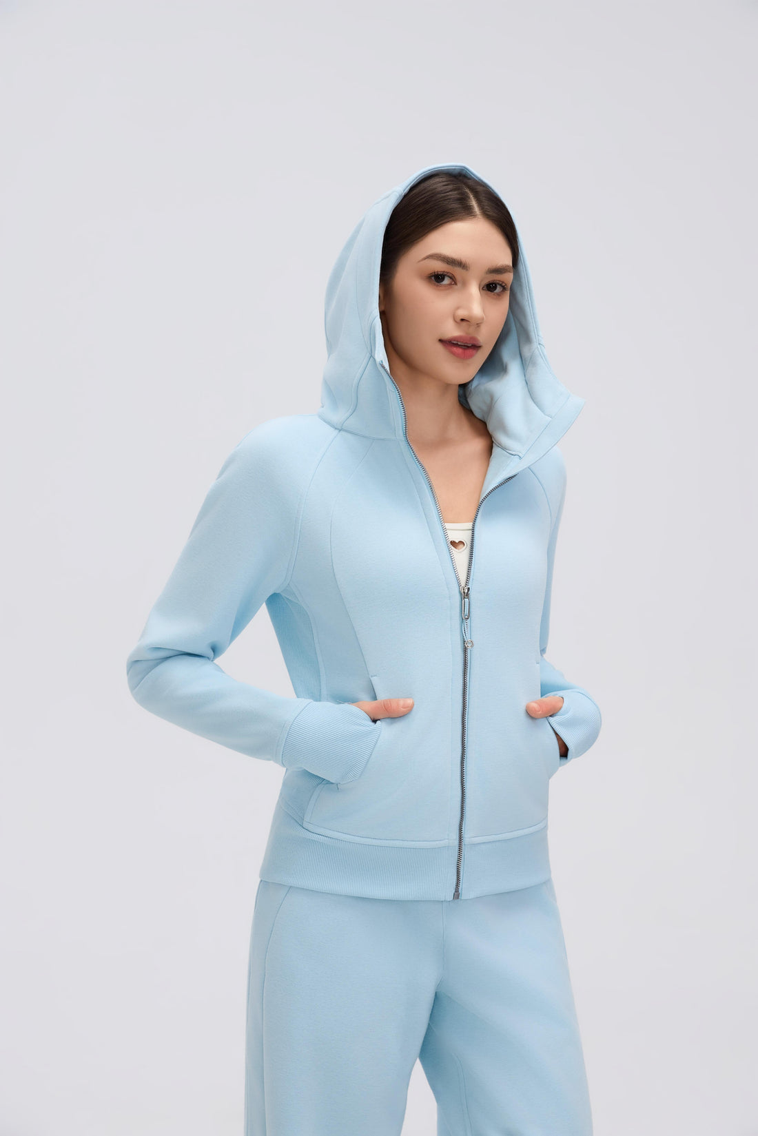 Buttery Soft, Warm & Cosy Arctic Jacket With Neck Warmer & Pockets - For Cold Climates