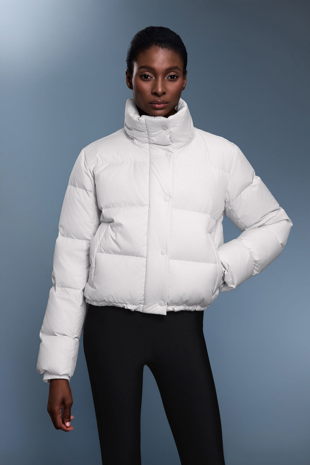 Waterproof, Windproof & Sun Protection Motion Puffer Jacket With Removable Hood - For Cold Climate