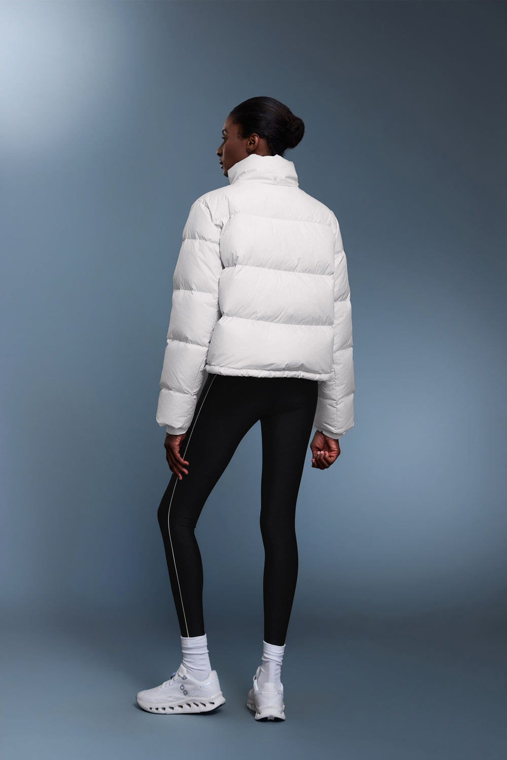 Waterproof, Windproof & Sun Protection Motion Puffer Jacket With Removable Hood - For Cold Climate