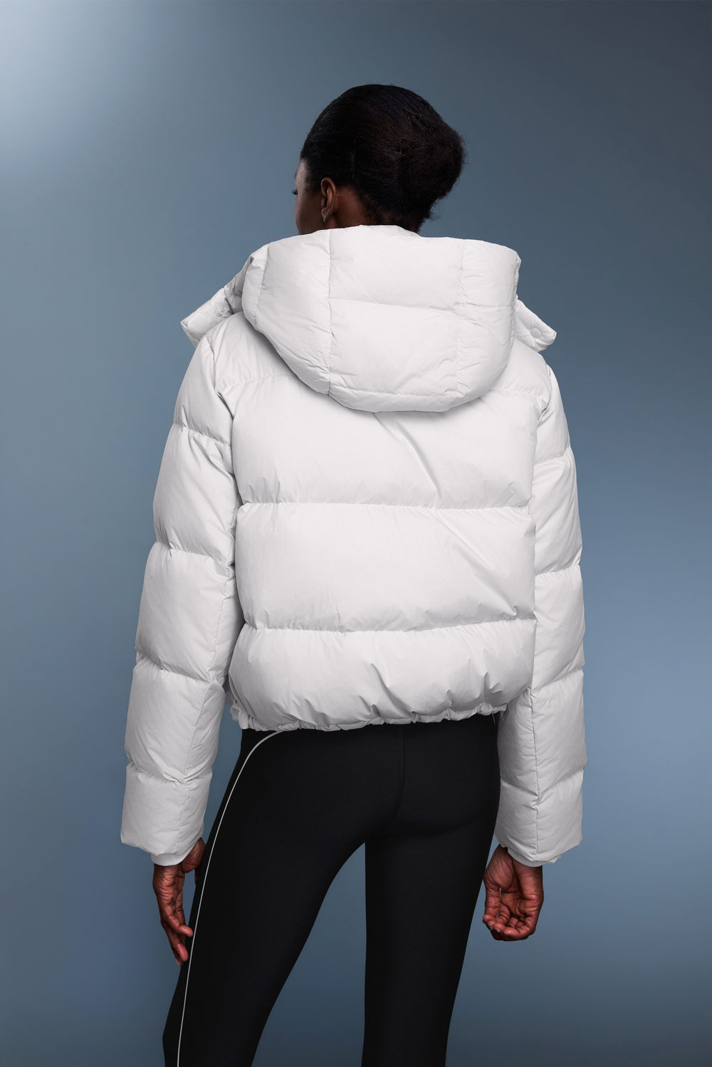 Waterproof, Windproof & Sun Protection Motion Puffer Jacket With Removable Hood - For Cold Climate