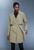 Waterproof, UV Protection, Windproof Skyline Trench Coat With Hidden Pockets
