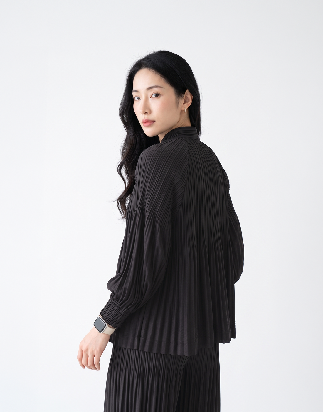 Wrinkle-Free, Cooling & Breathable Free Size Ripple Jacket With Pockets