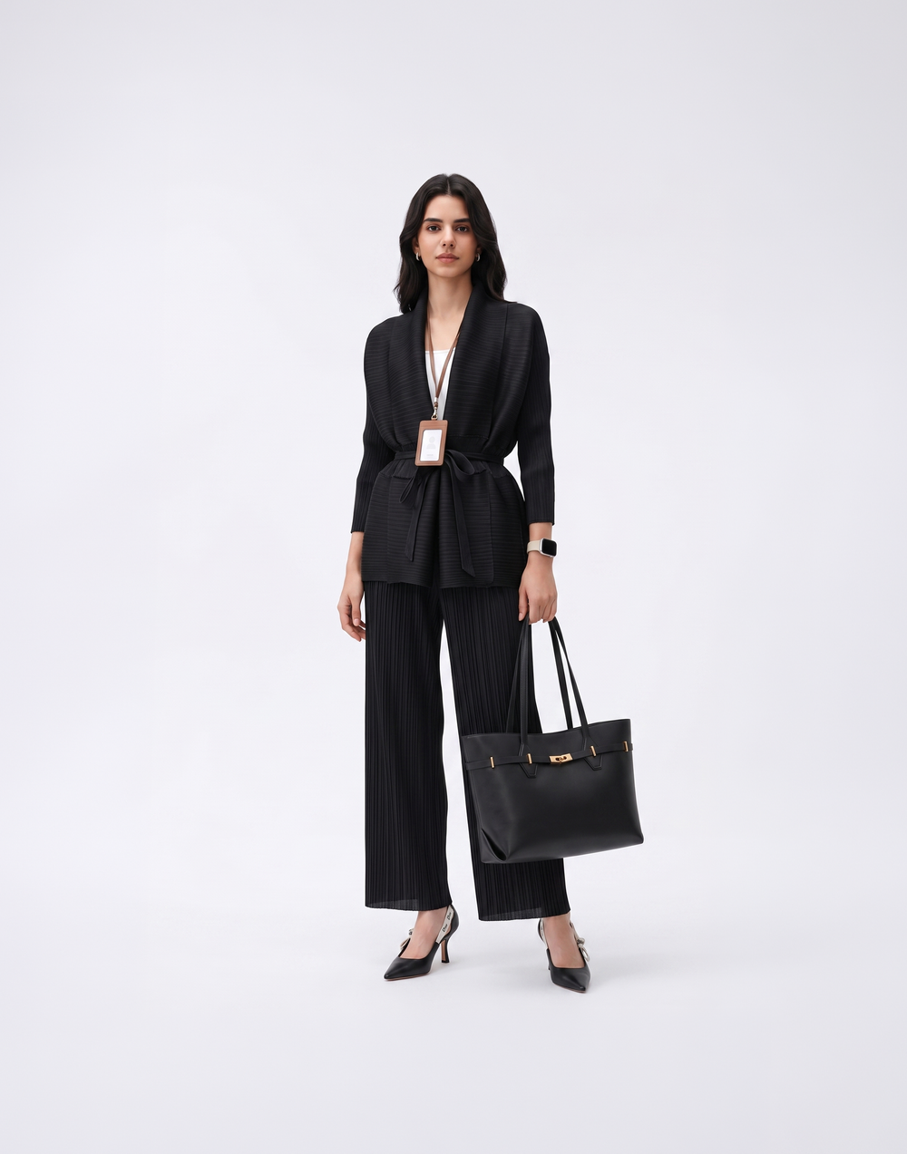 Wrinkle-Free, Cooling & Breathable Opal Pleated Jacket With Adjustable Waistband