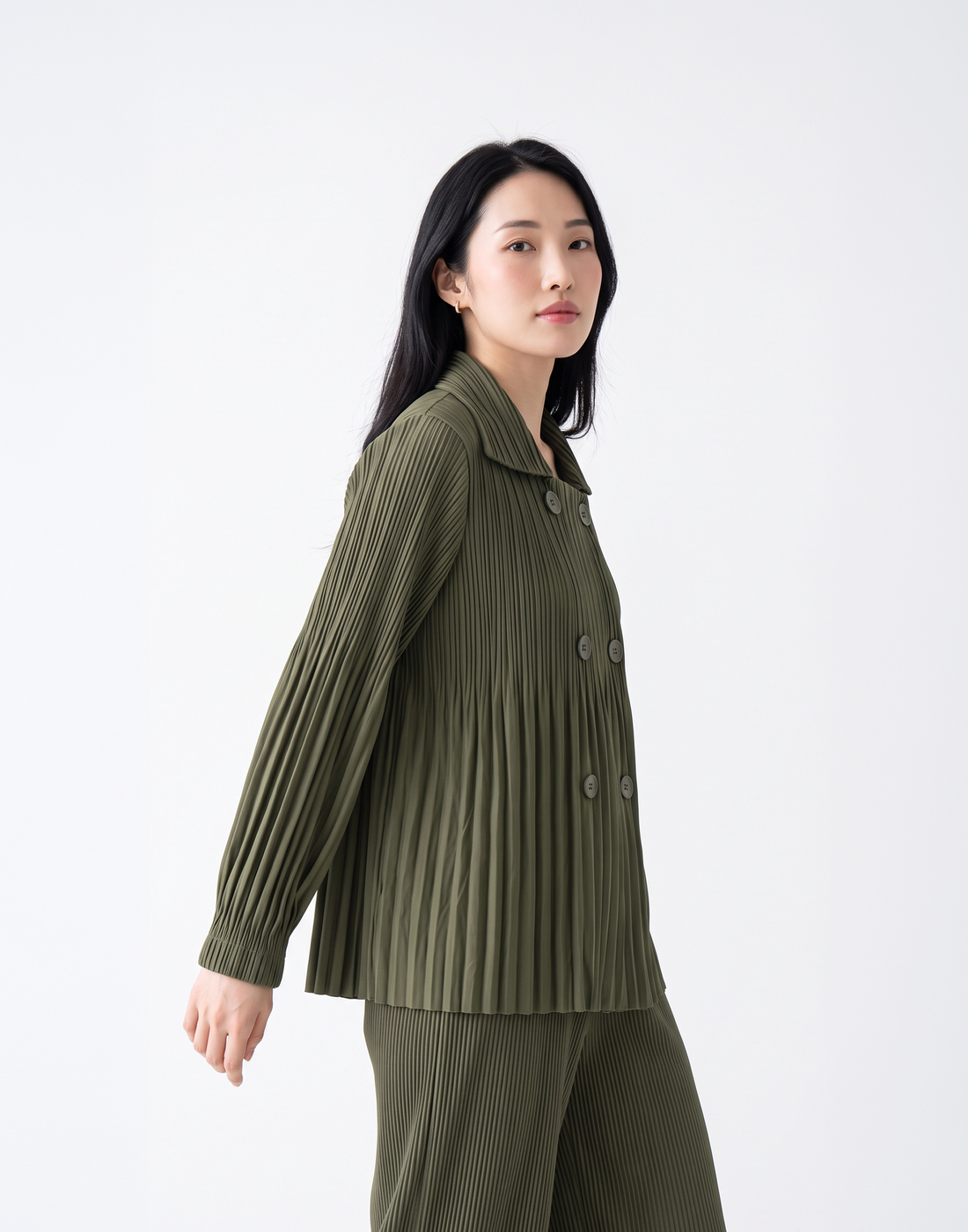 Wrinkle-Free, Cooling & Breathable Free Size Pleated Amara Jacket