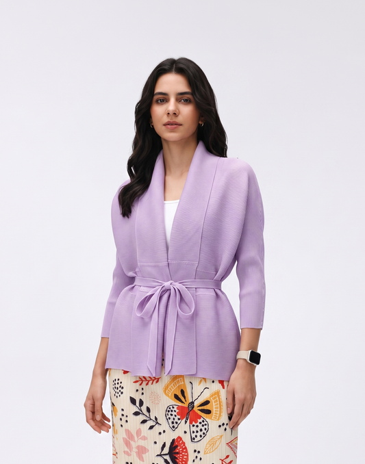 Wrinkle-Free, Cooling & Breathable Opal Pleated Jacket With Adjustable Waistband