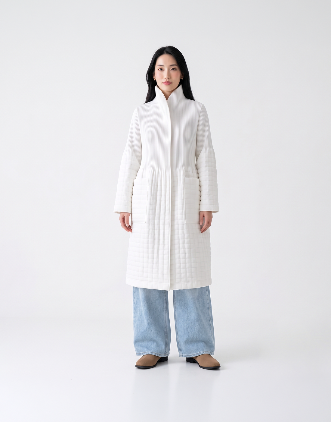 Buttery Soft, Cosy & Free Size Atelier Trench Coat With Deep Pockets