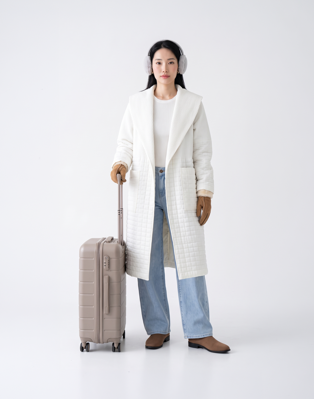 Buttery Soft, Cosy & Free Size Atelier Trench Coat With Deep Pockets