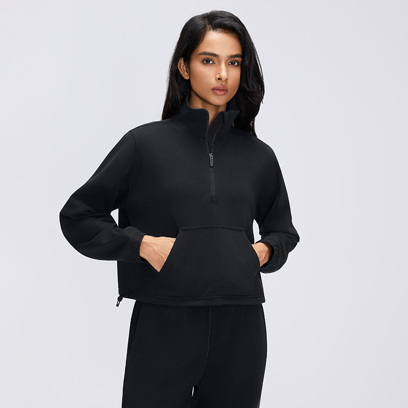Buttery Soft, Stretchy & Wrinkle-Free Miles Jacket With Neck Warmer