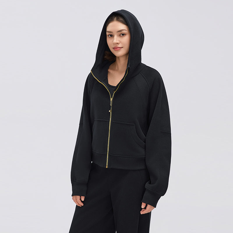 Buttery Soft, Warm & Cosy Glacier Jacket With Neck Warmer & Pockets - For Cold Climates