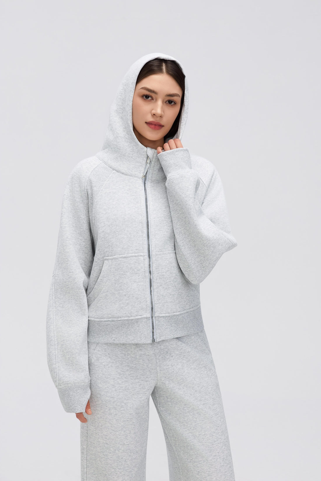 Buttery Soft, Warm & Cosy Glacier Jacket With Neck Warmer & Pockets - For Cold Climates
