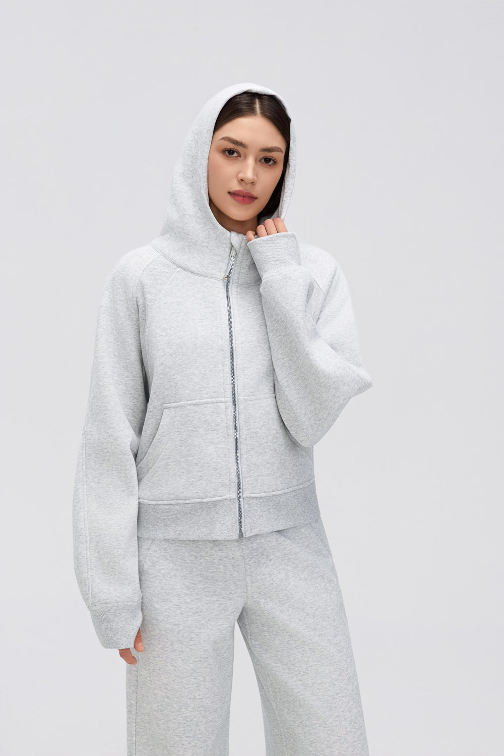 Buttery Soft, Warm & Cosy Glacier Jacket With Neck Warmer & Pockets - For Cold Climates