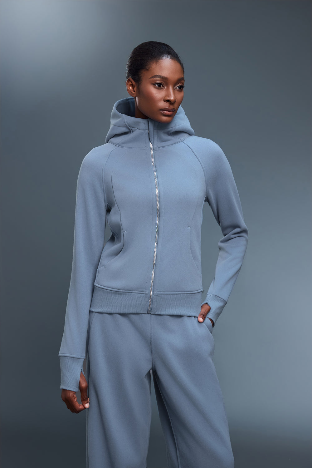 Buttery Soft Transit Jacket With Neck Warmer With Pockets - For Cold Climate