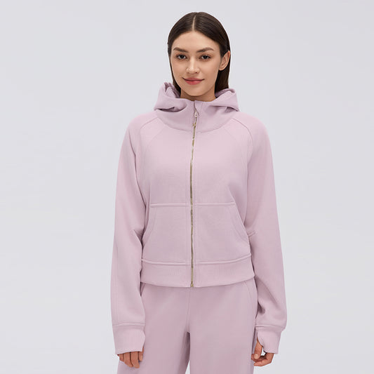 Buttery Soft, Warm & Cosy Glacier Jacket With Neck Warmer & Pockets - For Cold Climates