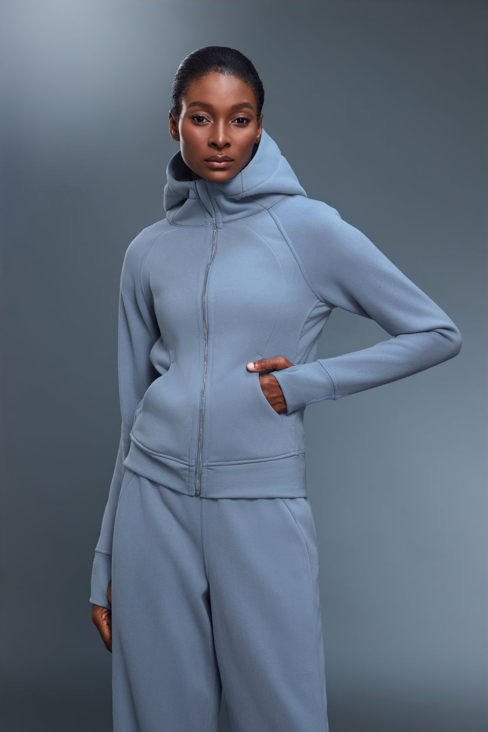 Buttery Soft Transit Jacket With Neck Warmer With Pockets - For Cold Climate