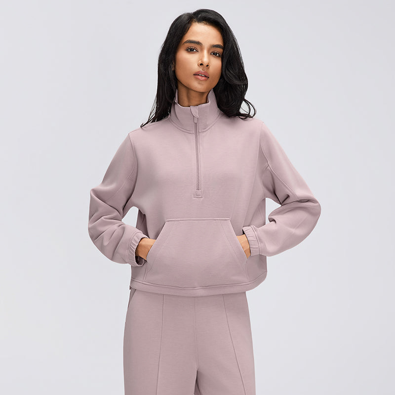Buttery Soft, Stretchy & Wrinkle-Free Miles Jacket With Neck Warmer