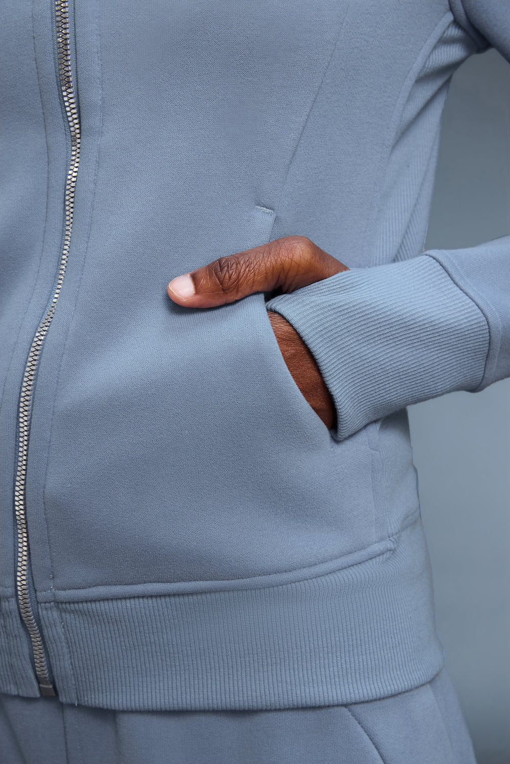 Buttery Soft Transit Jacket With Neck Warmer With Pockets - For Cold Climate