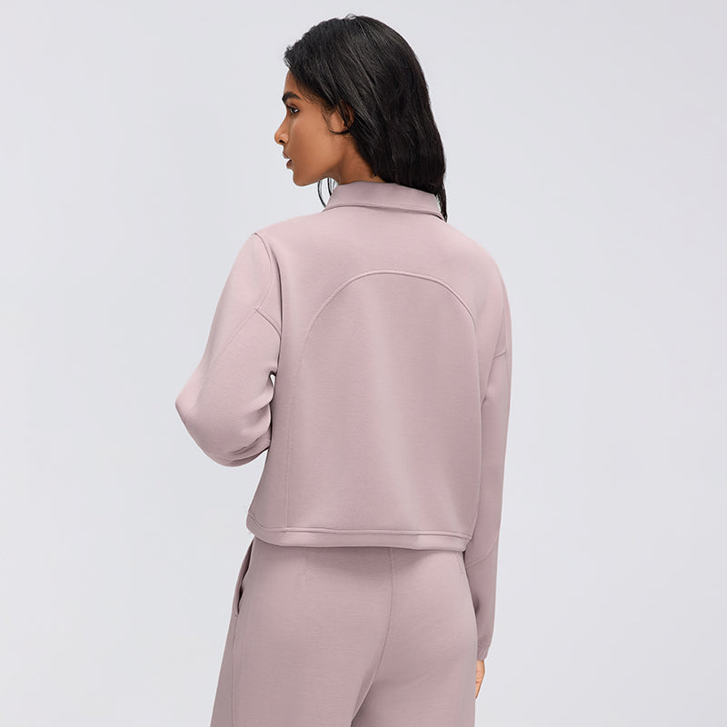 Buttery Soft, Stretchy & Wrinkle-Free Miles Jacket With Neck Warmer