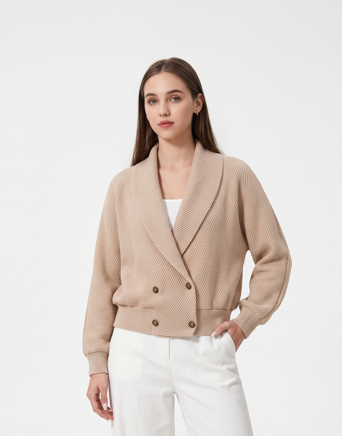 Wrinkle-Free, Cooling & Free Size Pleated Verona Jacket