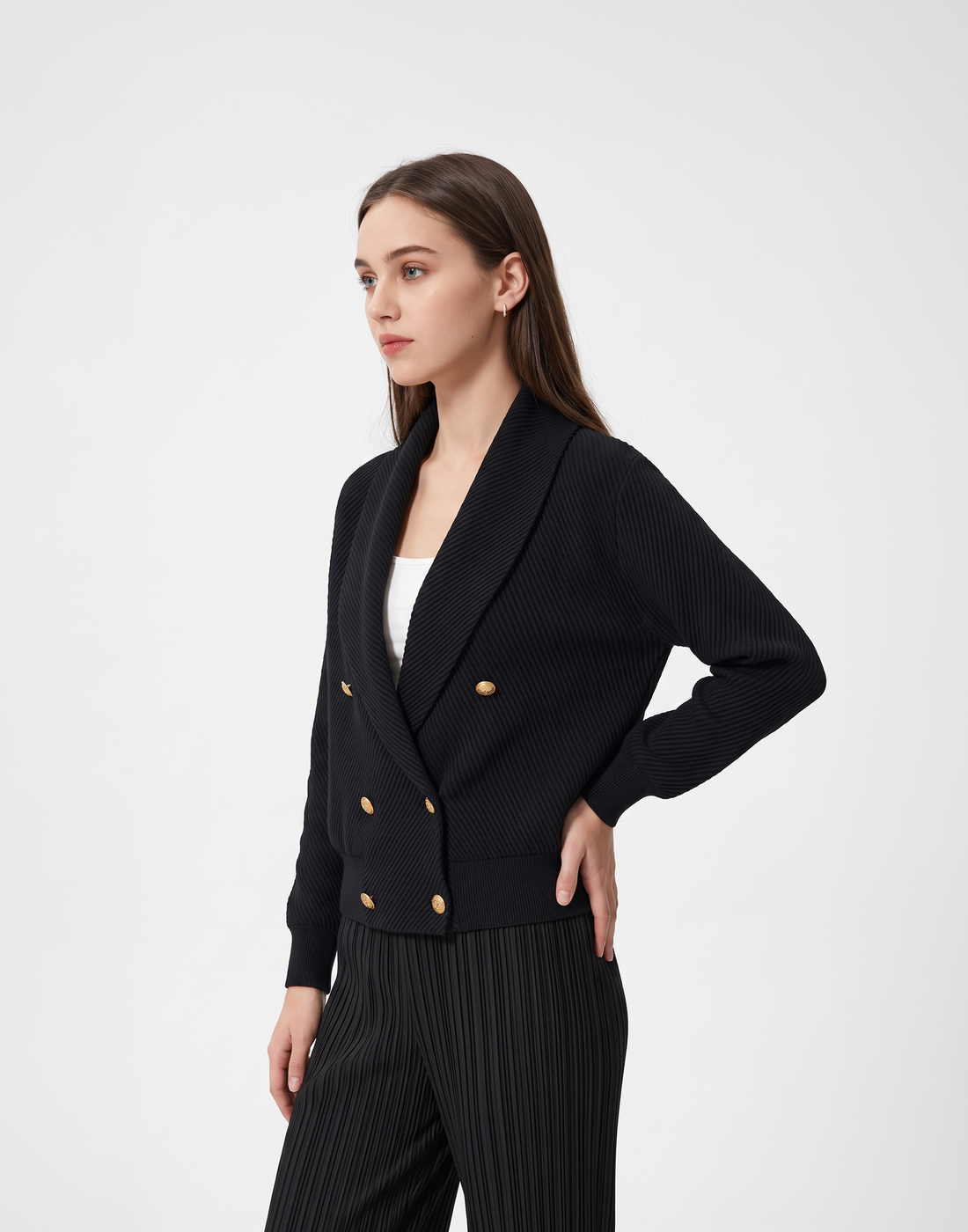 Wrinkle-Free, Cooling & Free Size Pleated Verona Jacket
