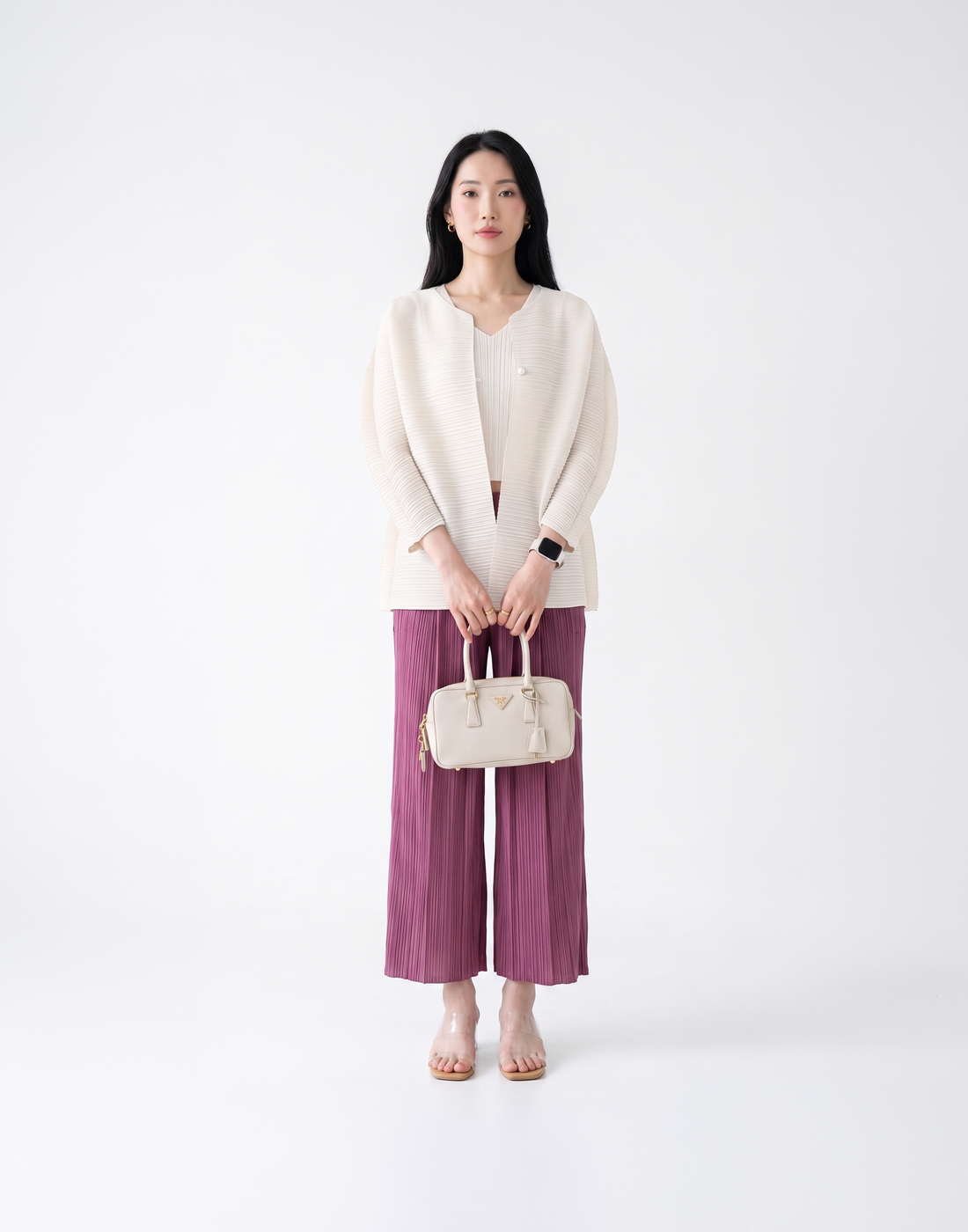 Wrinkle-Free & Cooling Pleated Free Size Harper Jacket