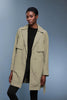Waterproof, UV Protection, Windproof Skyline Trench Coat With Hidden Pockets